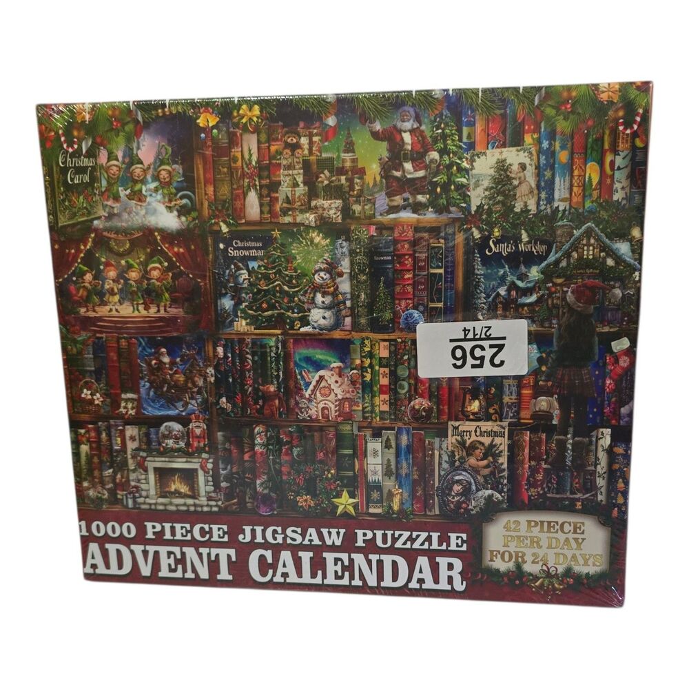 New Christmas Treasure Hunt Advent Calendar 1000-Piece Puzzle/ 24 Days